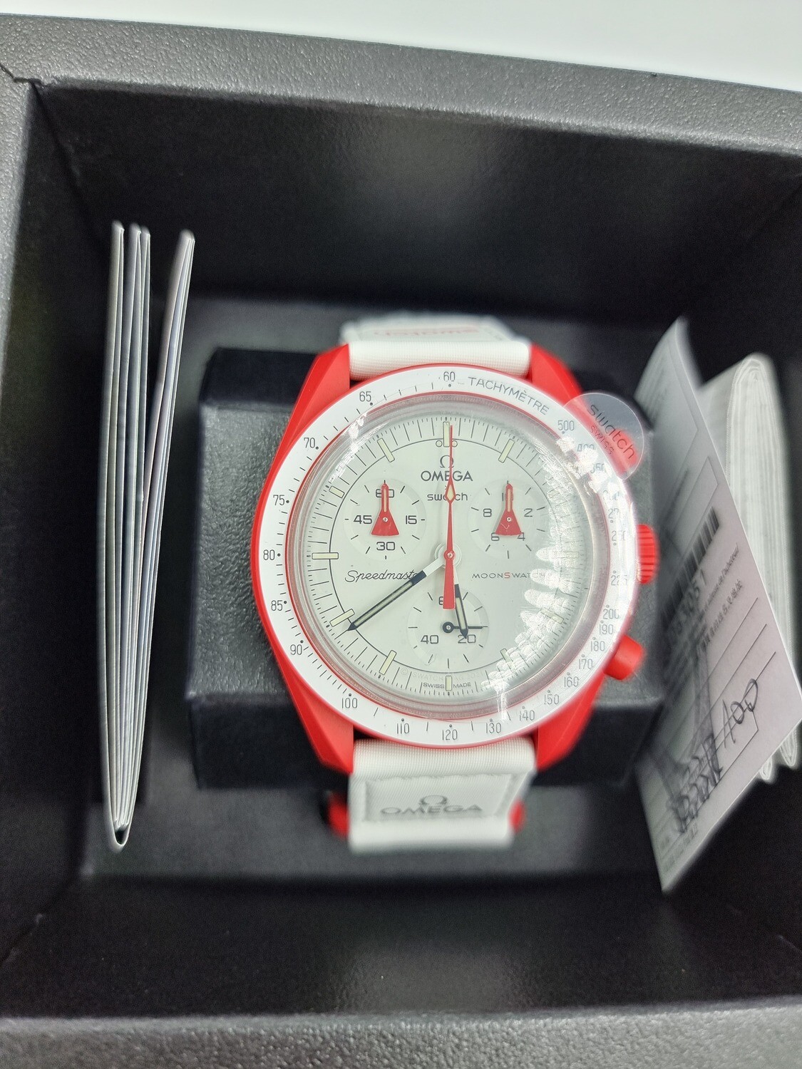 swatch x omega bioceramic moonswatch 
mission to mars