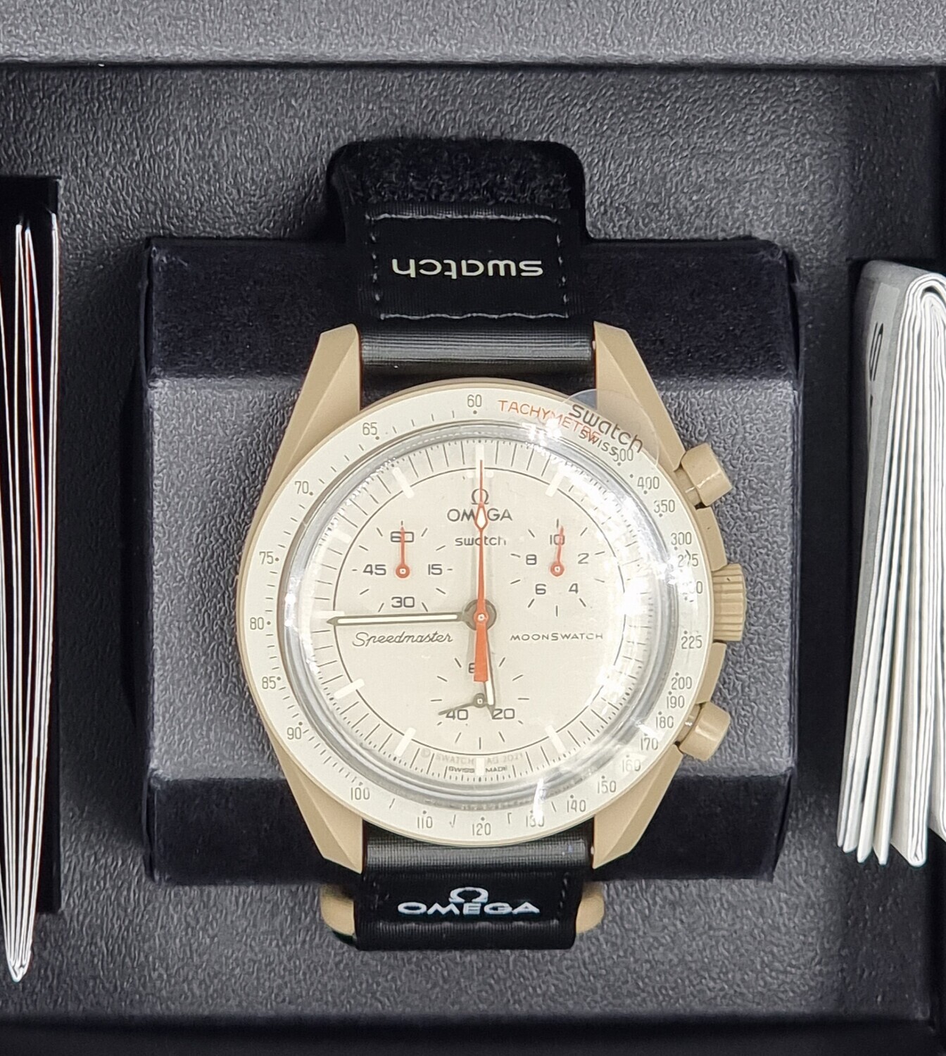 swatch x omega bioceramic moonswatch 
mission to jupiter