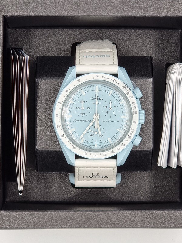 swatch x omega bioceramic moonswatch 
mission to uranus