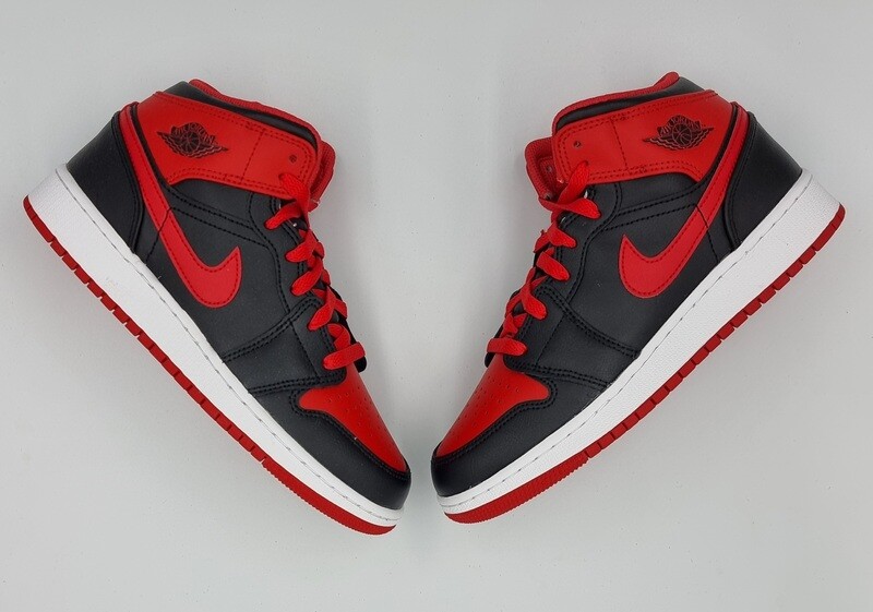 nike jordan 1 mid alternate bred (gs)