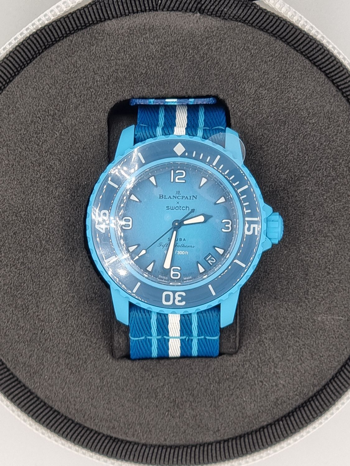 blancpain x swatch blue lagoon