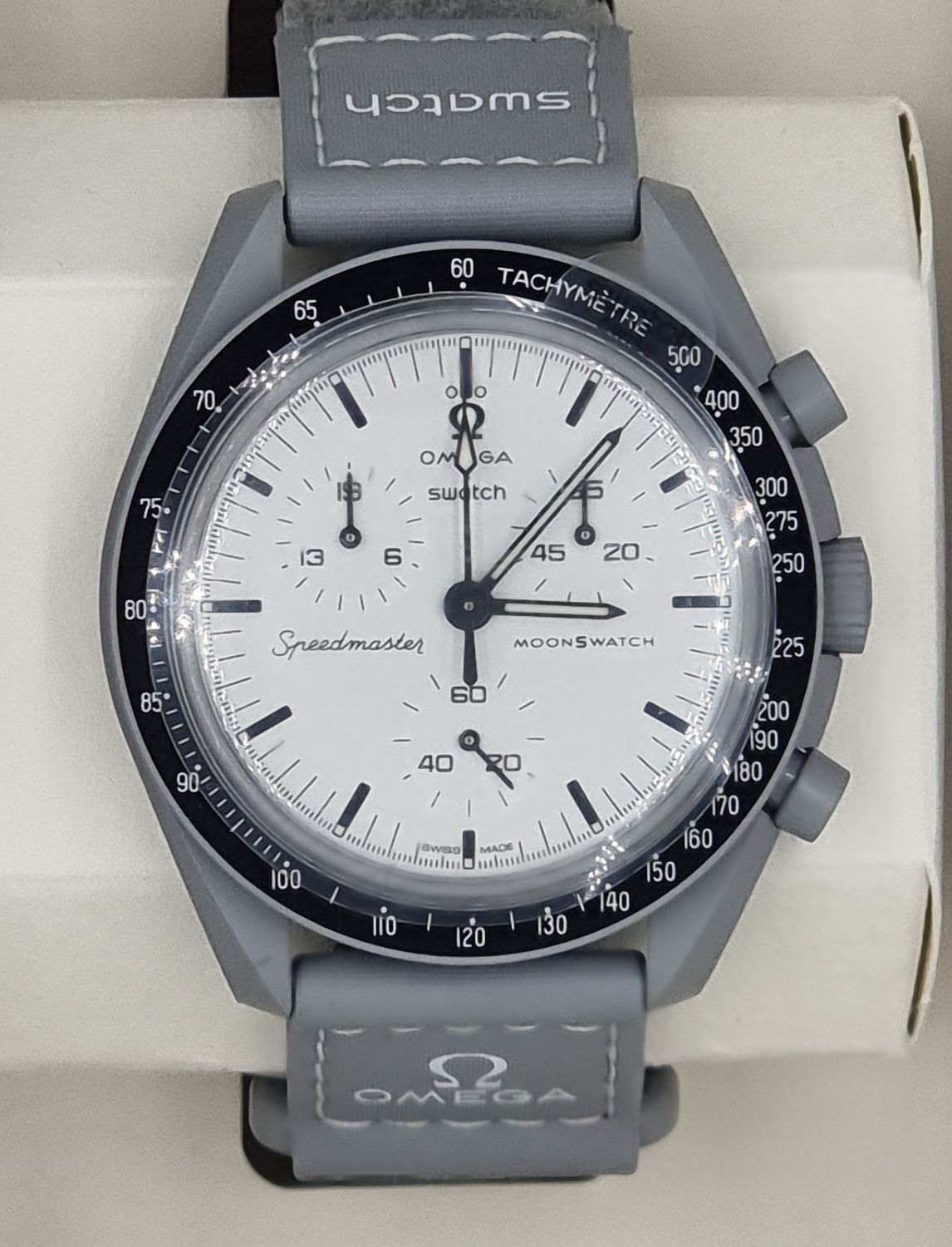 swatch x omega bioceramic moonswatch 1965
