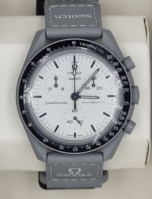 swatch x omega bioceramic moonswatch 1965