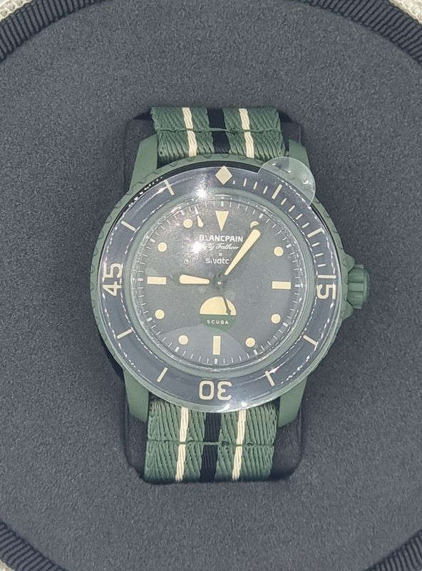 blancpain x swatch green abyss