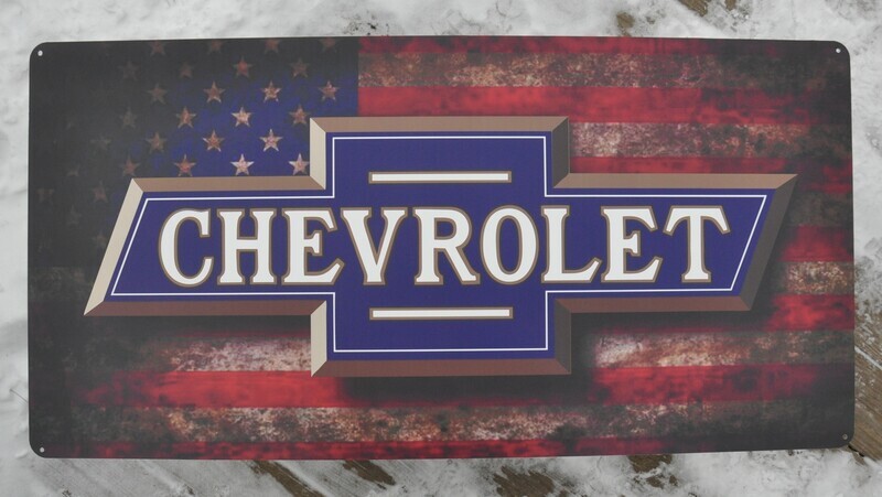 CHEVROLET FLAG SIGN
