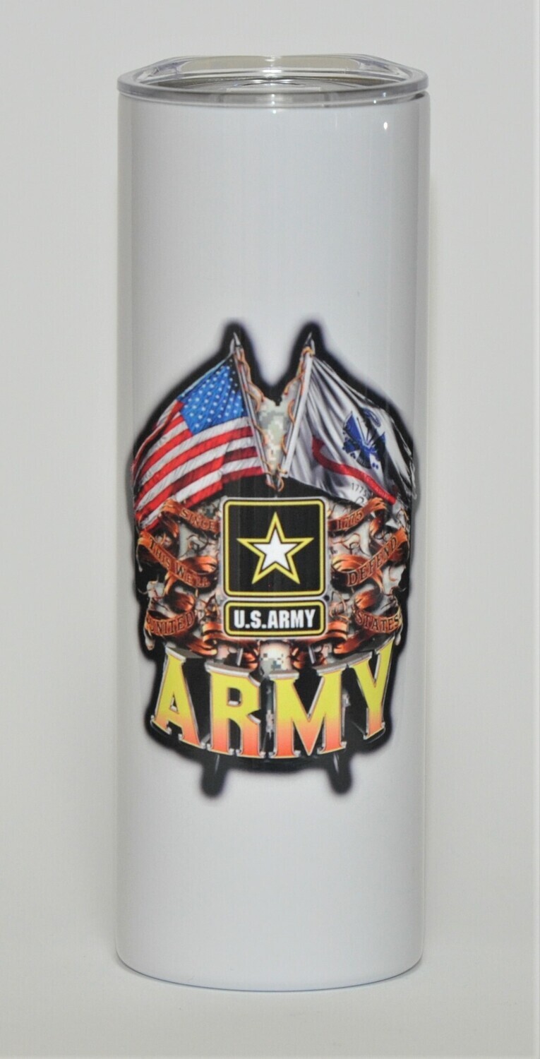 ARMY 20oz Stainless Steel Tumbler