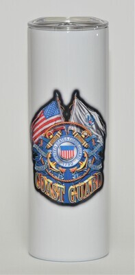 COAST GUARD 20oz Stainless Steel Tumbler