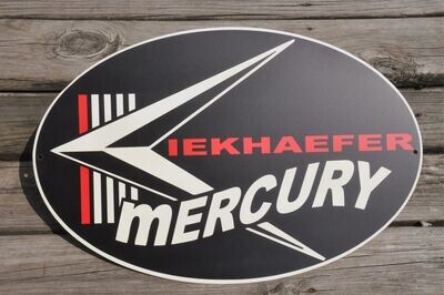 KIEKHAEFER MERCURY sign