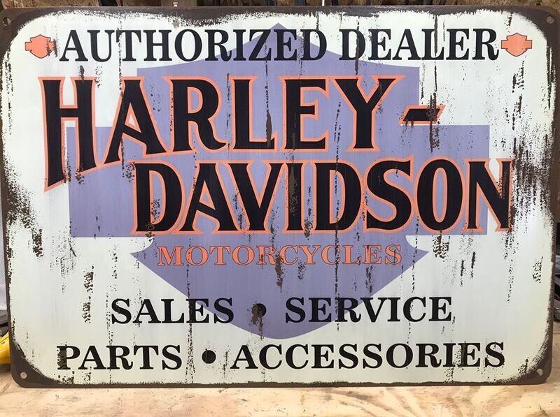REPRODUCTION HARLEY SIGN