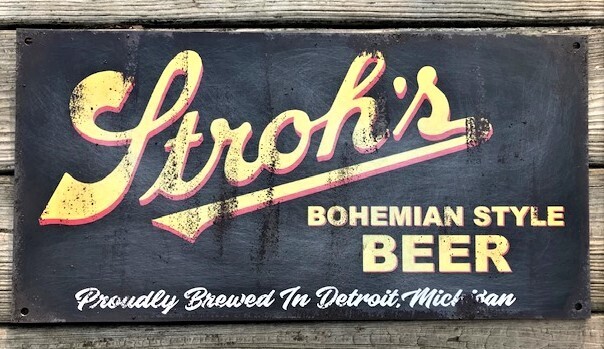 Replica STROH&#39;S BEER SIGN