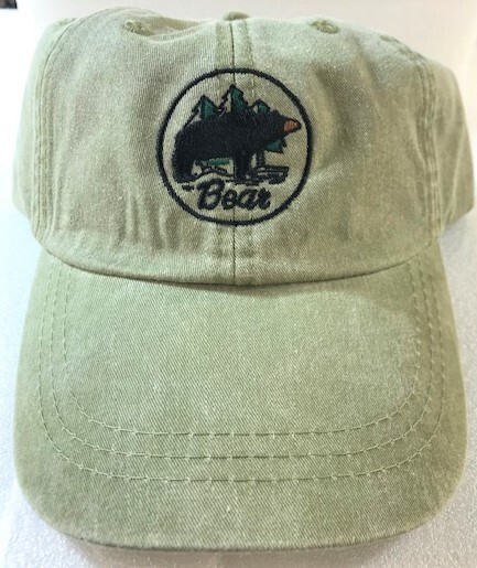 Archery Hat with Bear embroidered logo/Khaki