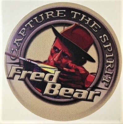 Fred Bear decal/ 2 pack