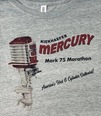 Mercury mark 75 Marathon tee shirt