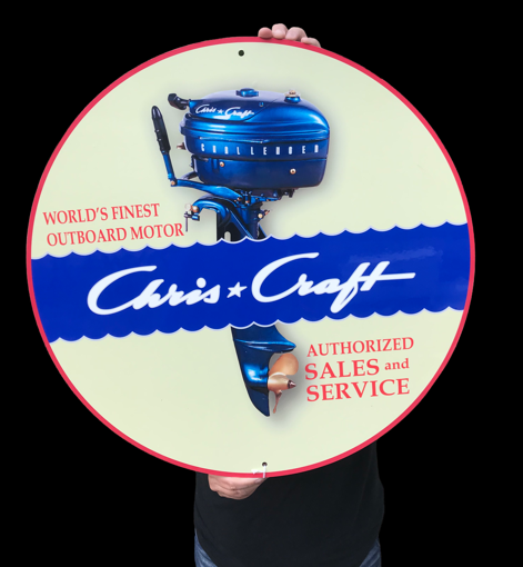 CRIS CRAFT OUTBOARD SIGN