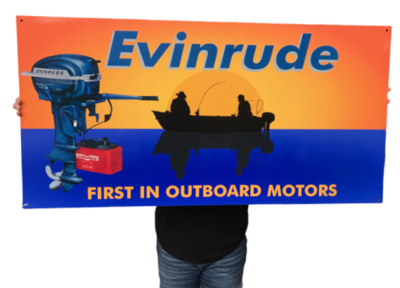 EVINRUDE OUTBOARD SIGN