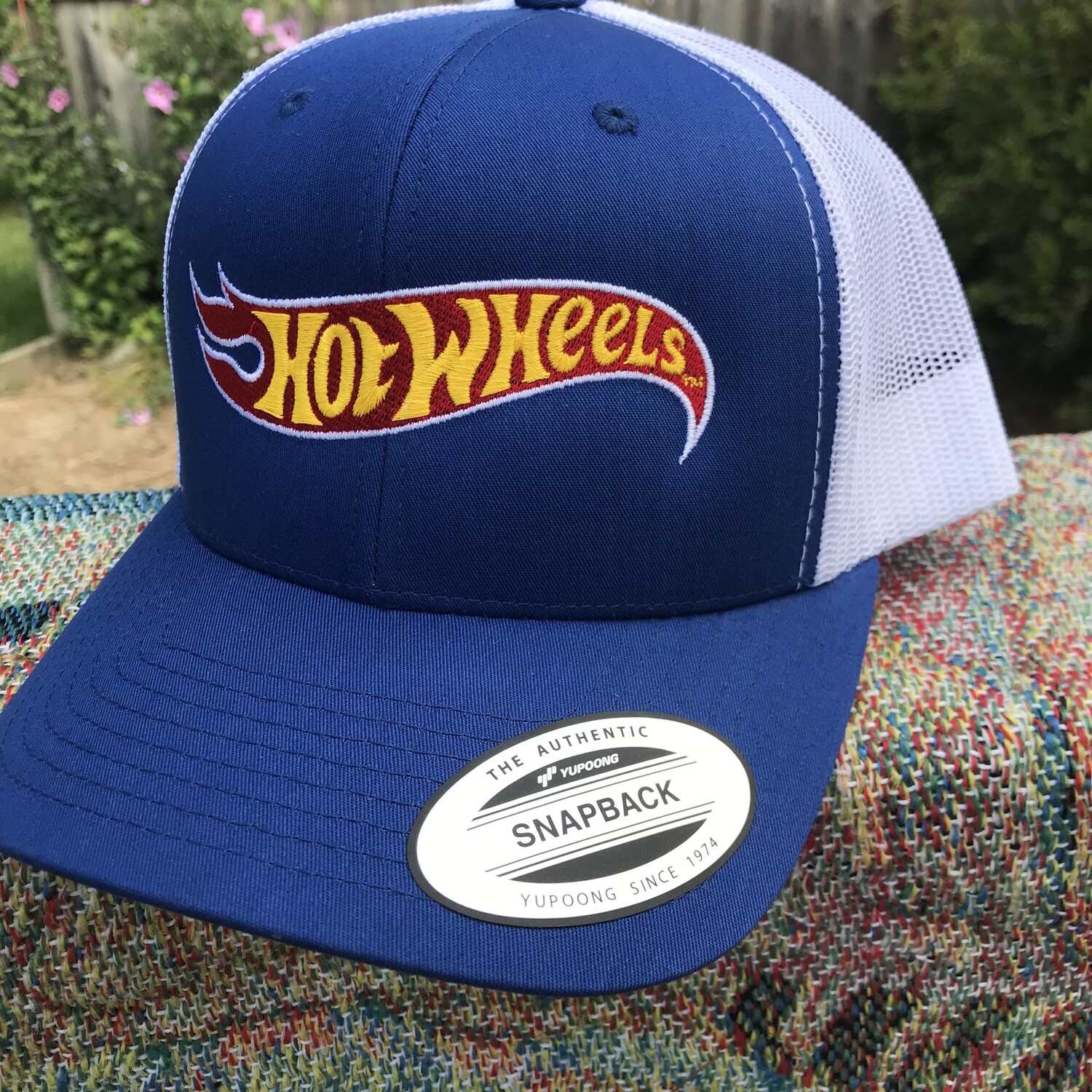 Hot Wheels embroidered hat.