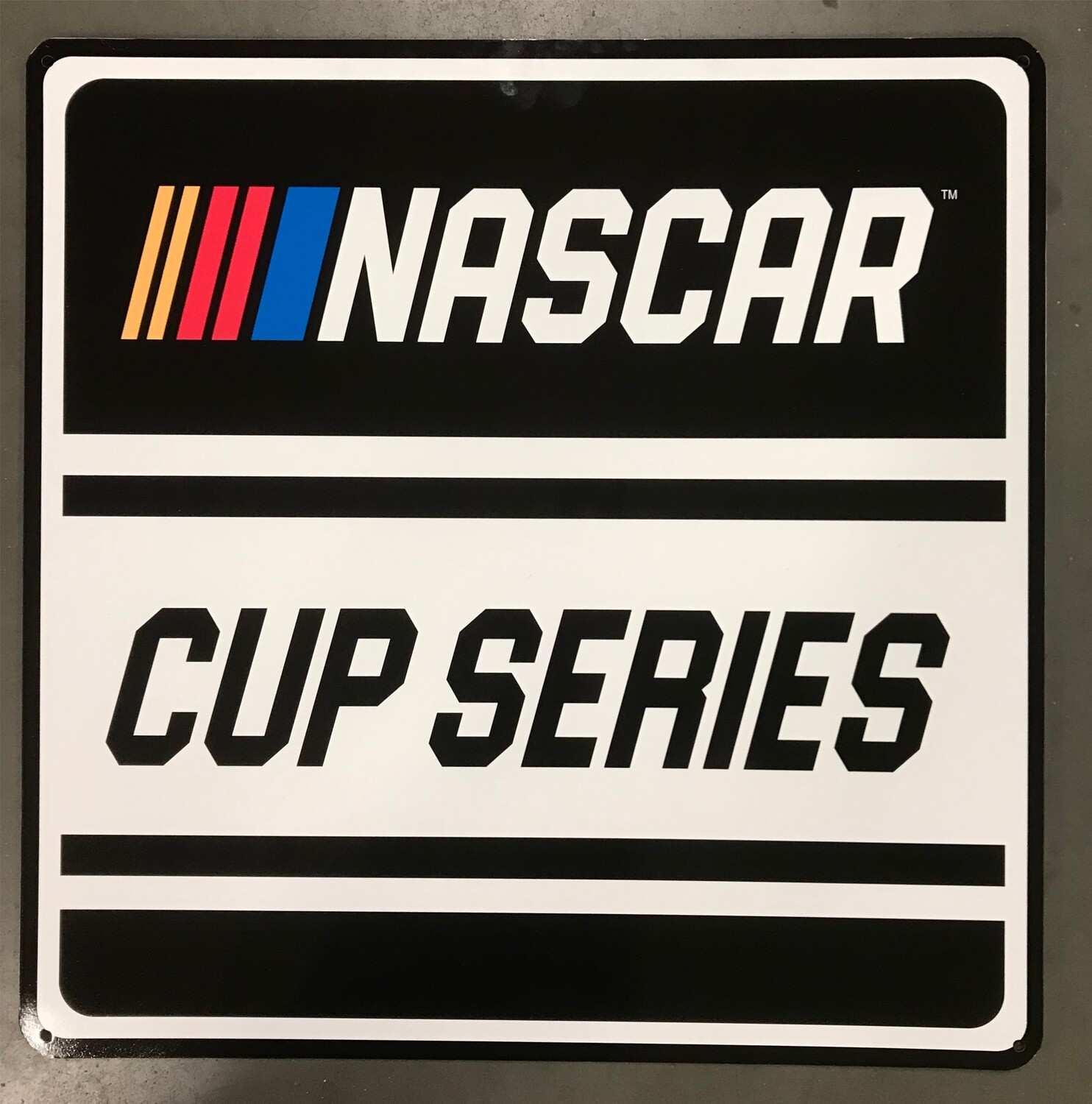 NASCAR CUP SERIES sign