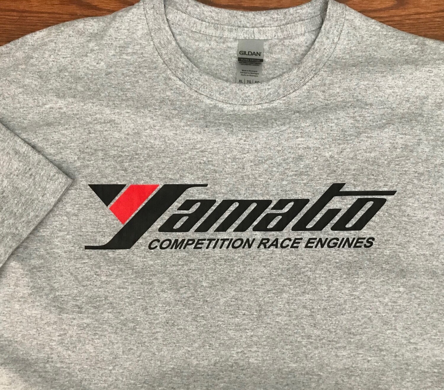 YAMATO race engines  tee shirt/gray