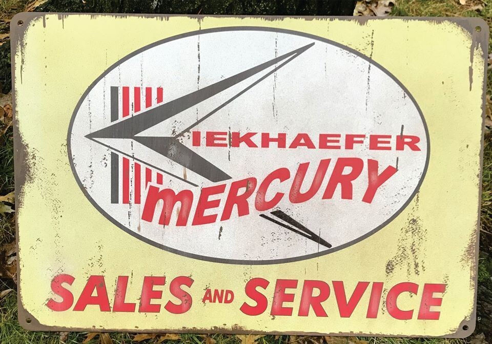 MERCURY SALES AND SERVICE SIGN