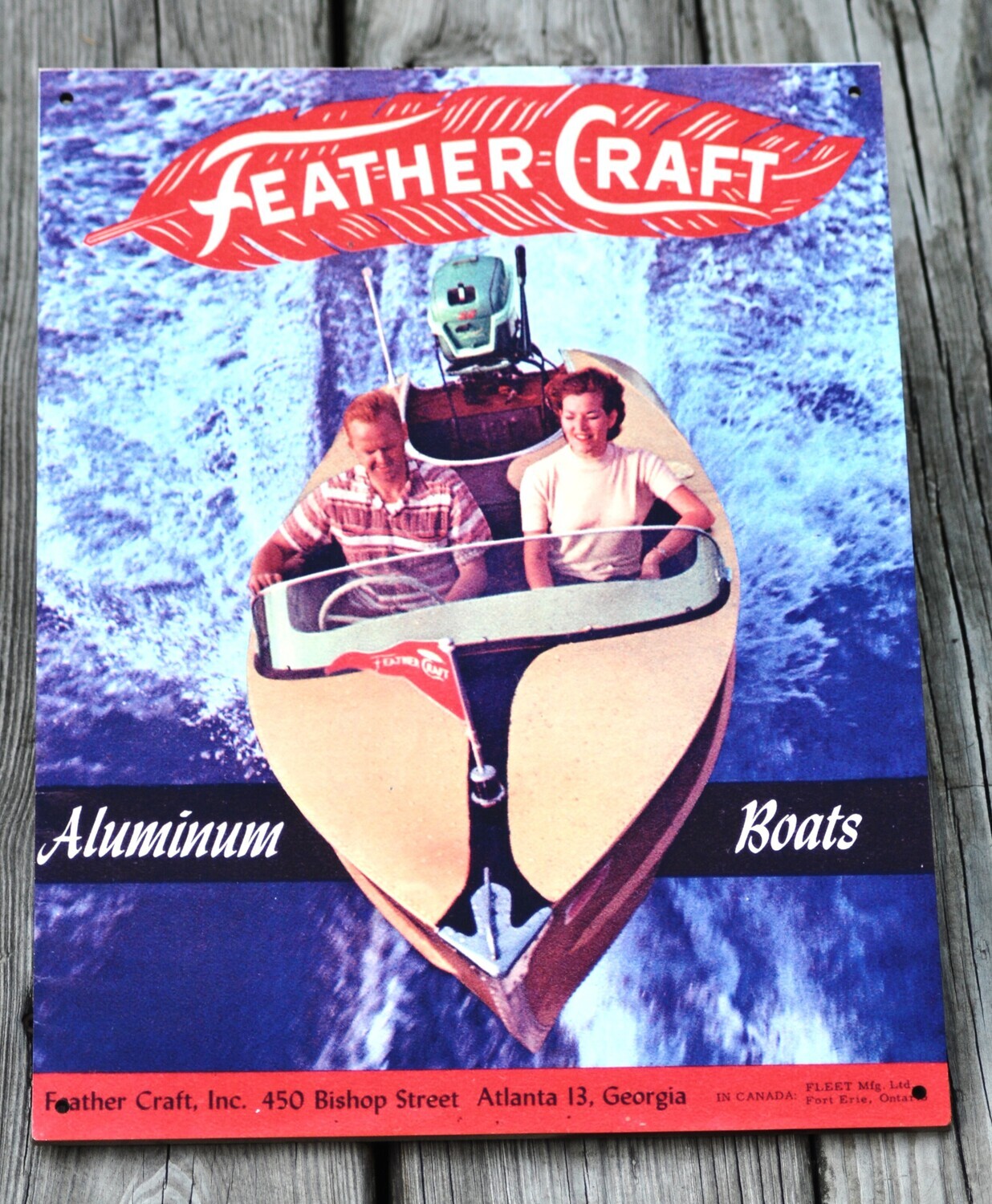 FEATHER CRAFT Boat Sign