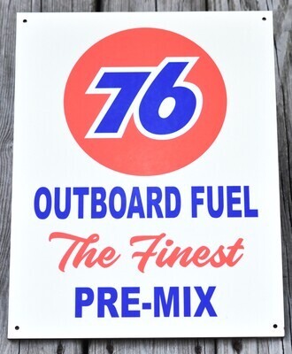 Union 76 outboard fuel sign