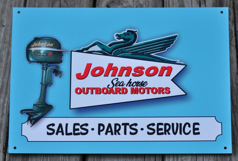 JOHNSON OUTBOARD SIGN