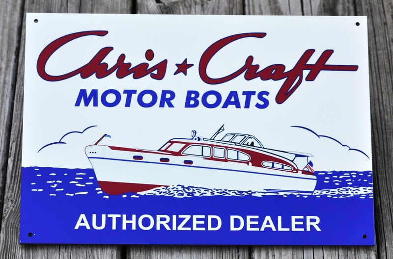 CHRIS CRAFT sign