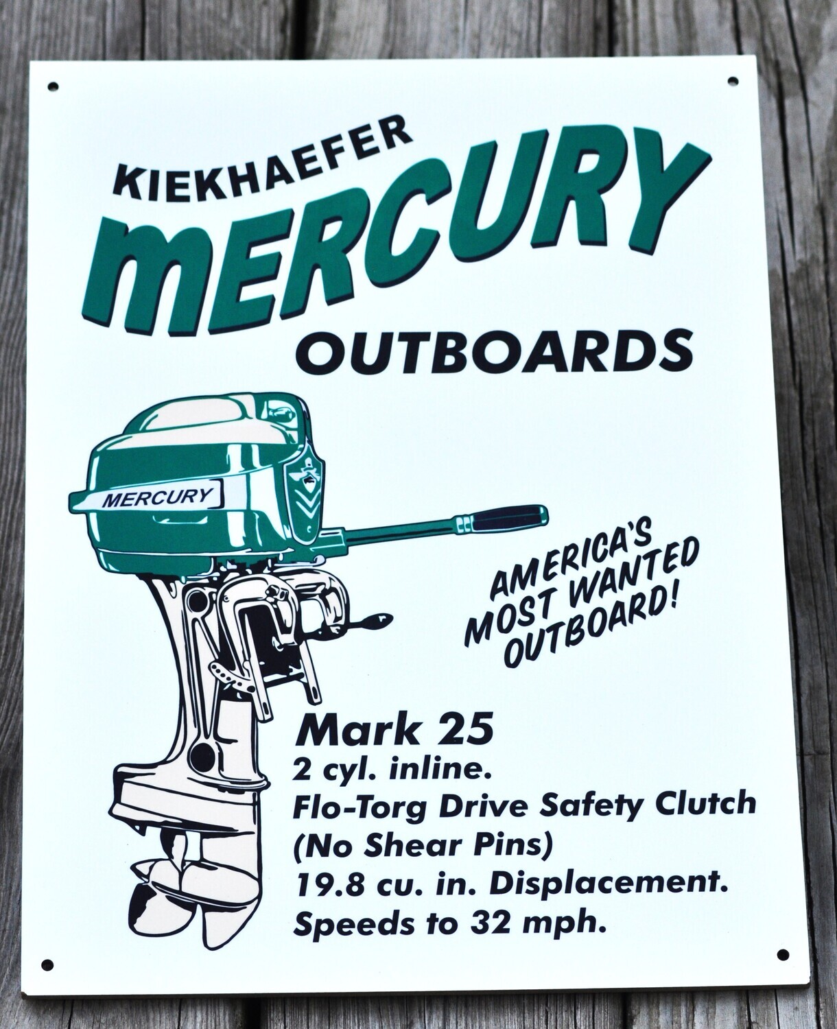 Mercury Mark25 sign