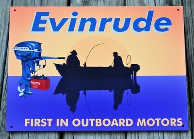 EVINRUDE OUTBOARD SIGN