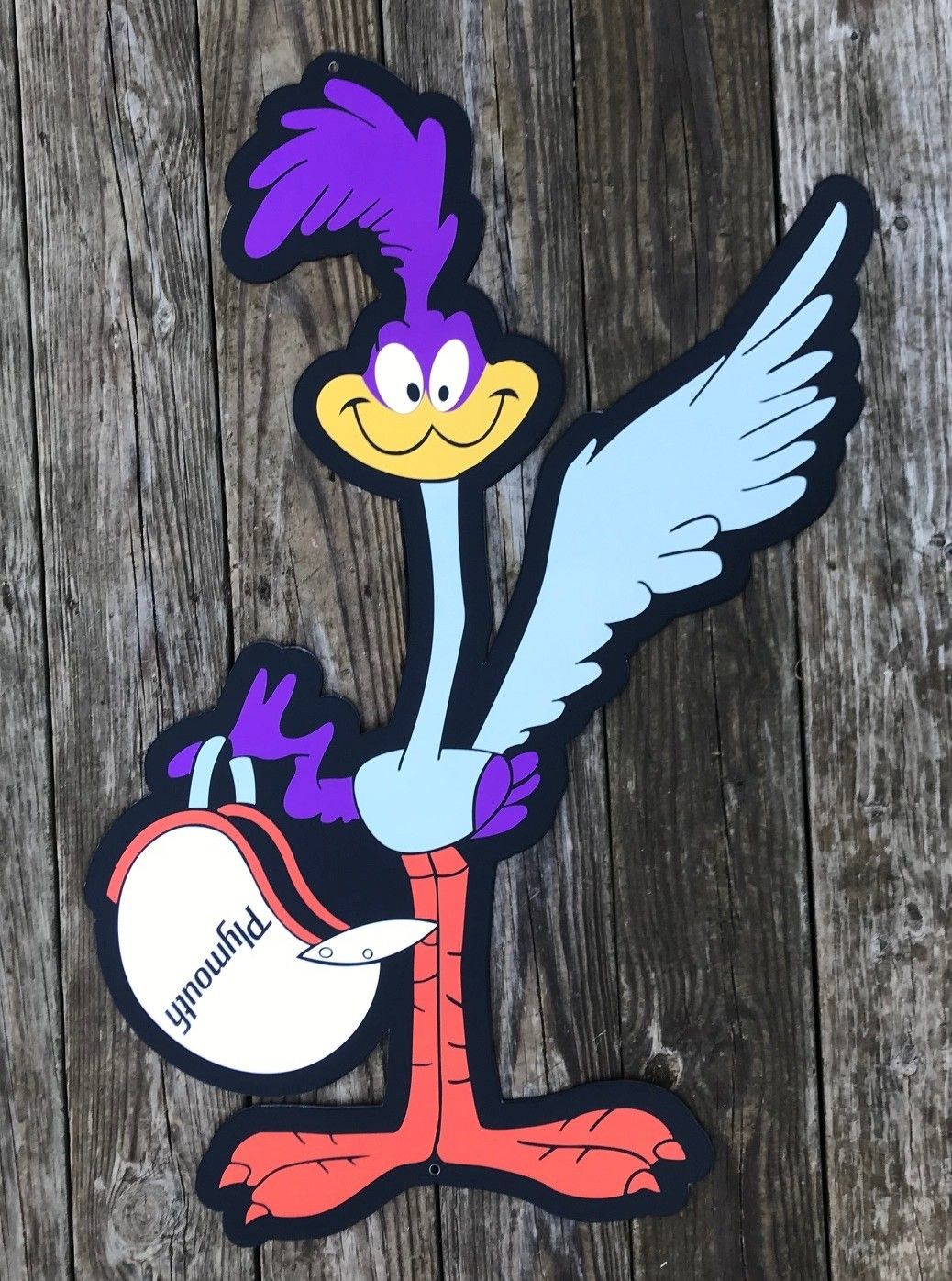 ROAD RUNNER sign, Plymouth
