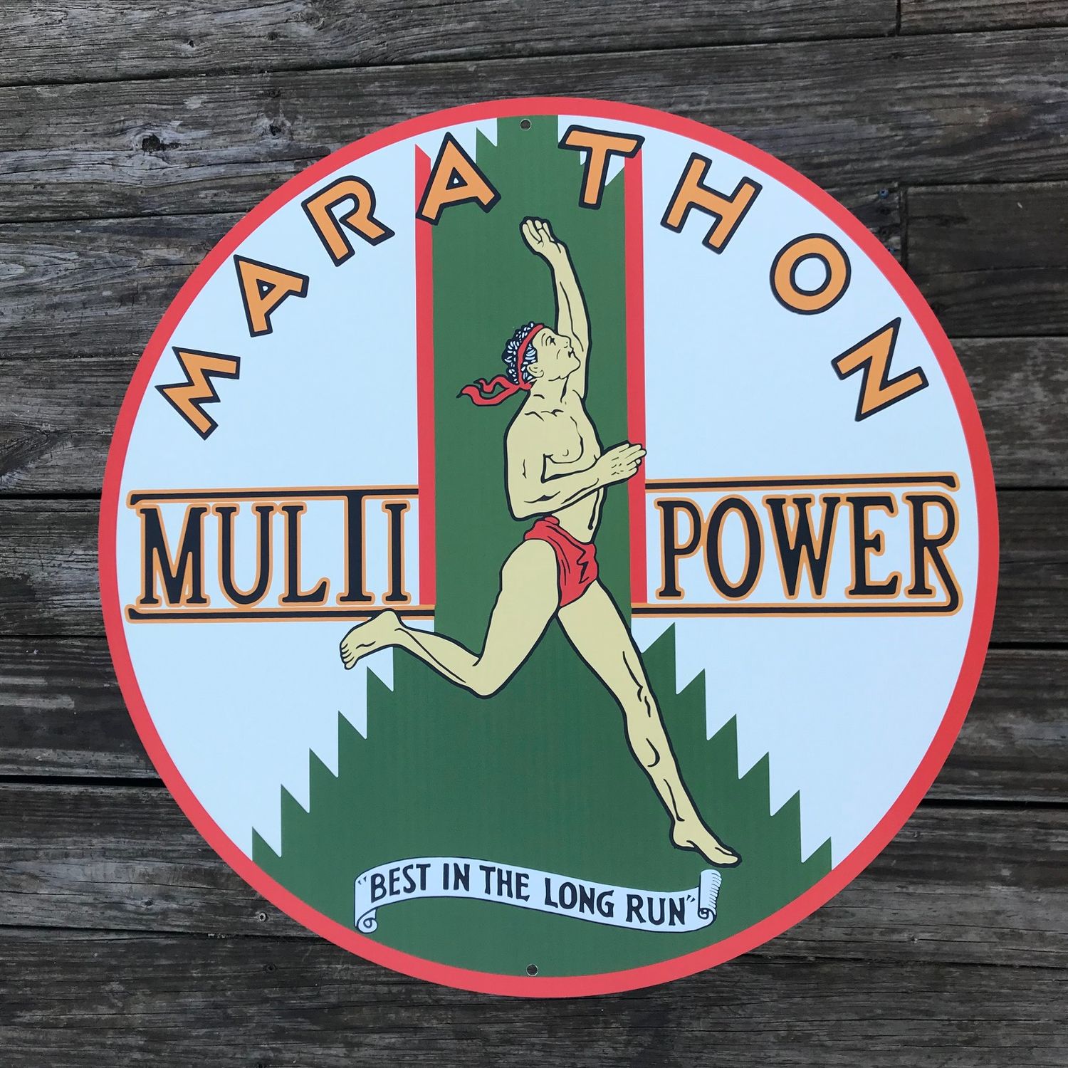 MARATHON GASOLINE SIGN