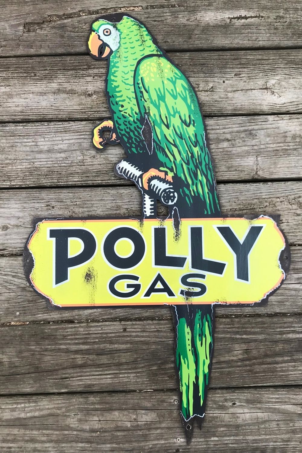POLLY GAS SIGN