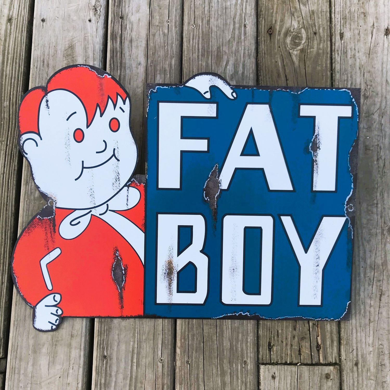FAT BOY Restaurant sign