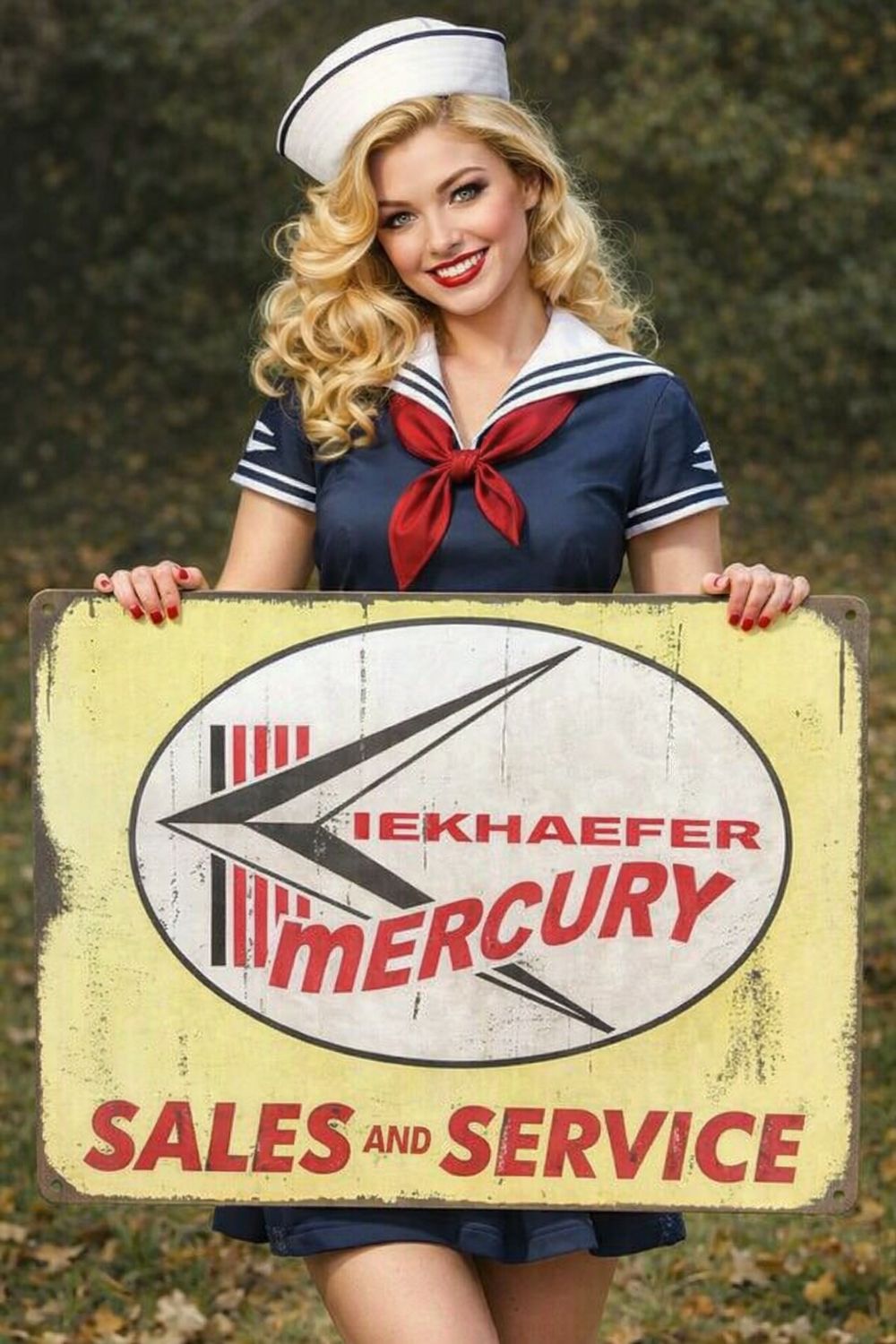 MERCURY SALES AND SERVICE SIGN