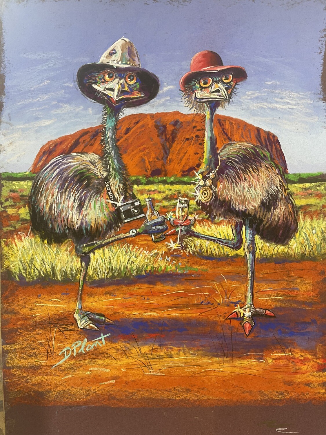 A4 Print Baby Boomers reach Uluru