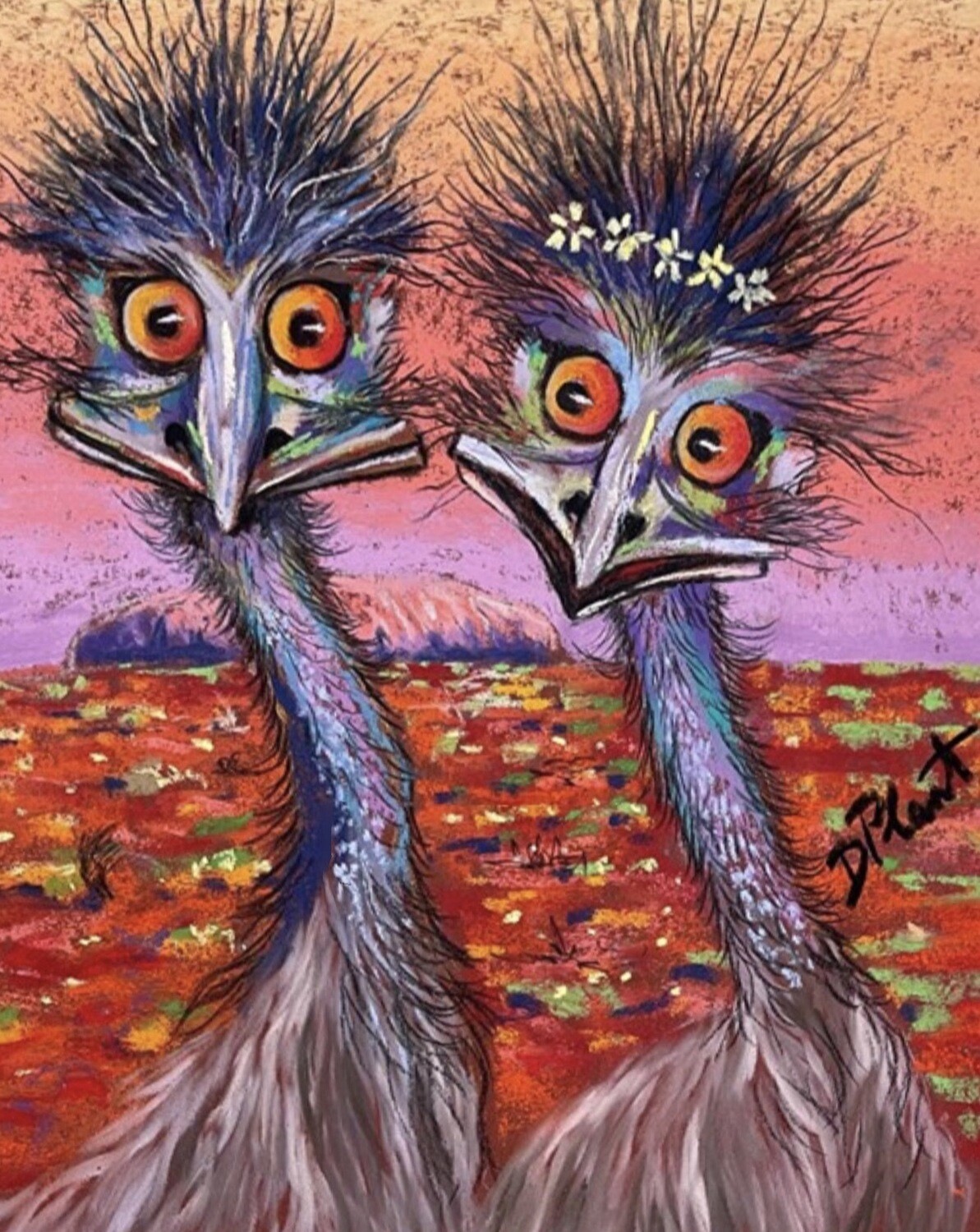 A4 Signed Print of Young Love