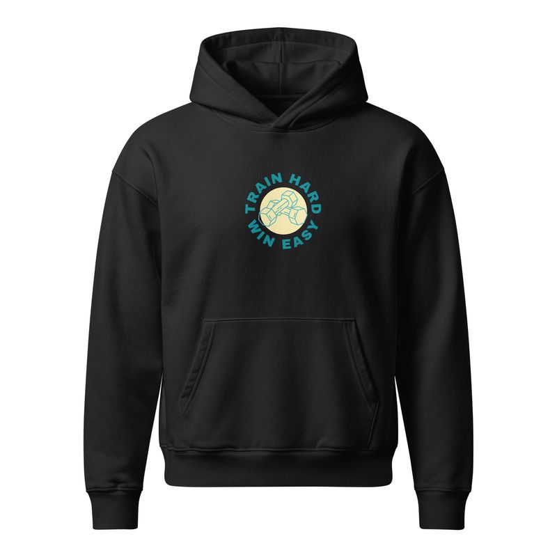 Unisex relaxed mid-weight hooded sweatshirt