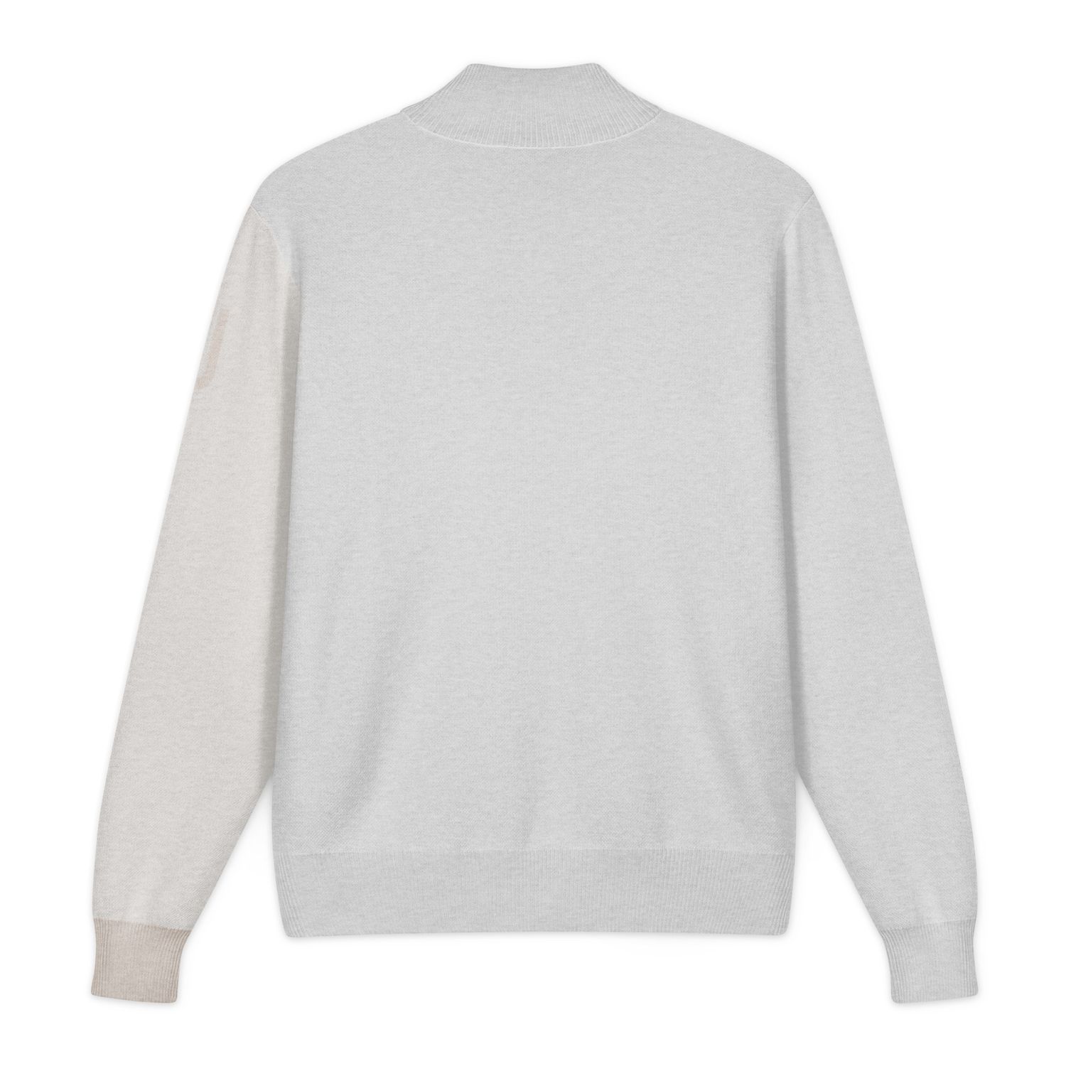 Unisex Knitted Quarter Zip Sweater