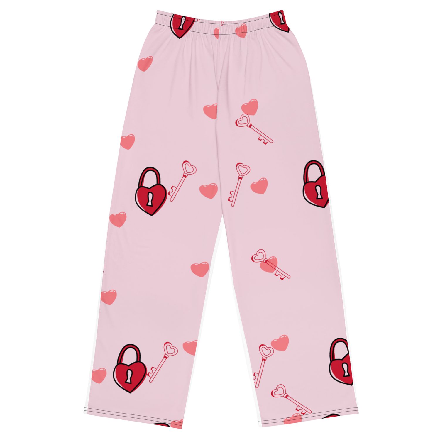 All-over print unisex wide-leg pants