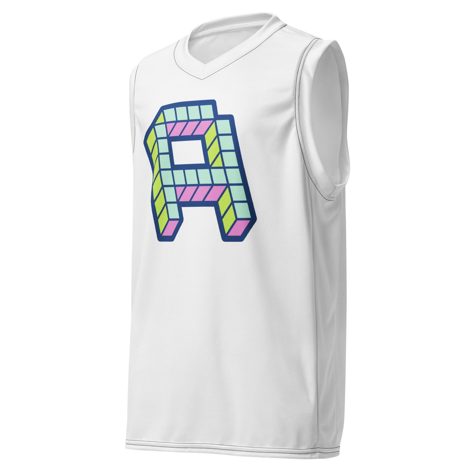 Recycled unisex basketball jersey