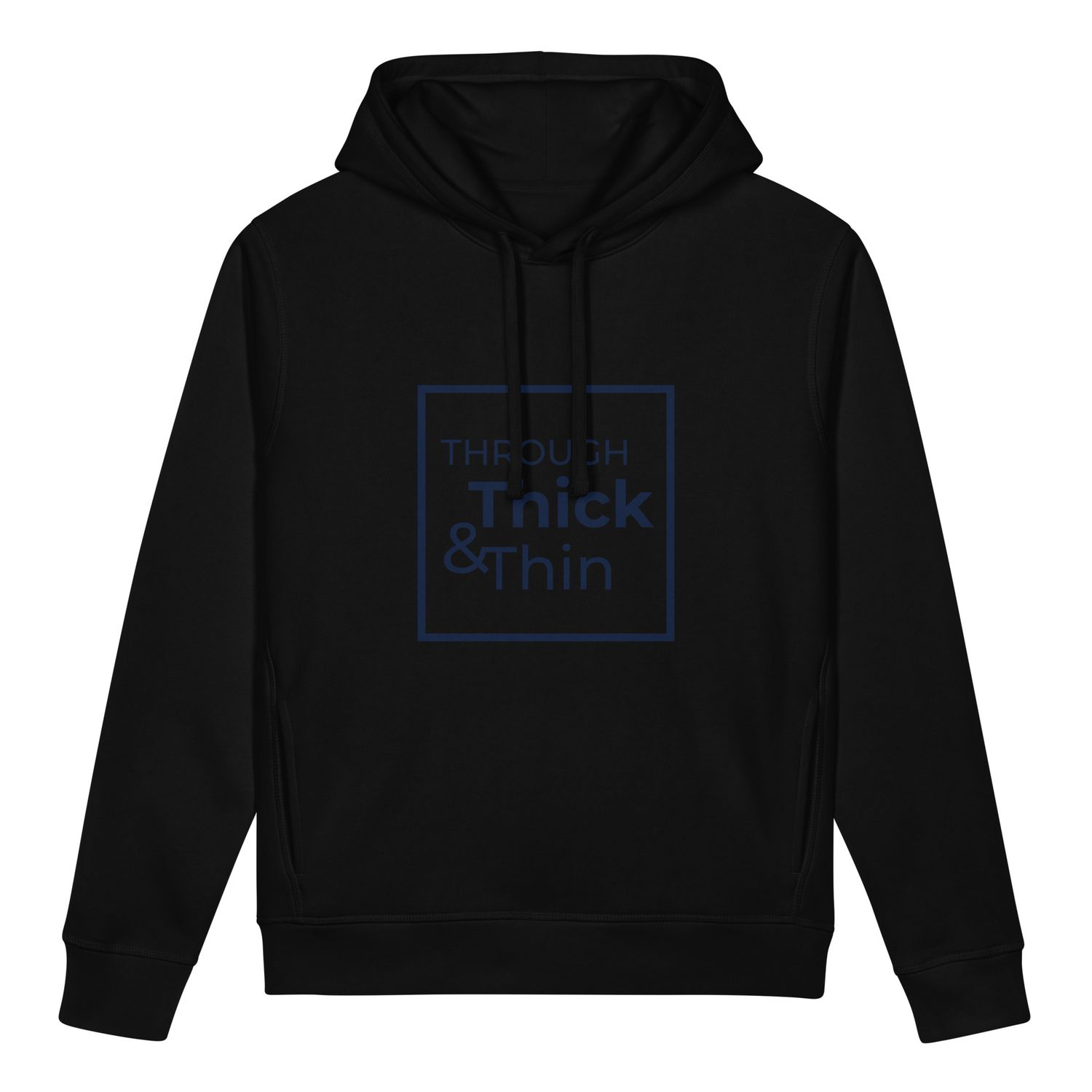 Unisex organic side pocket hoodie