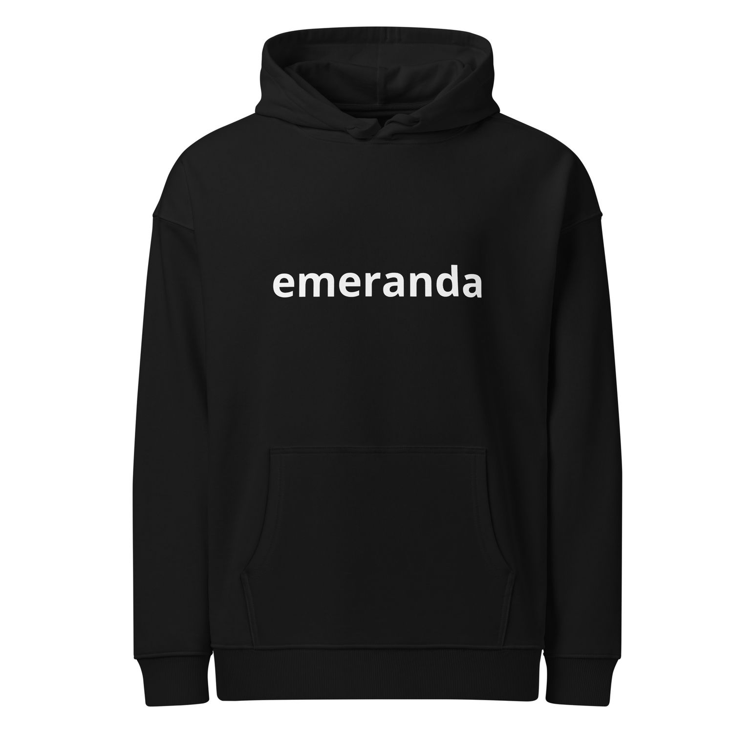 Unisex organic relaxed hoodie