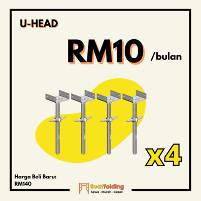 U-Head - 4x Batang