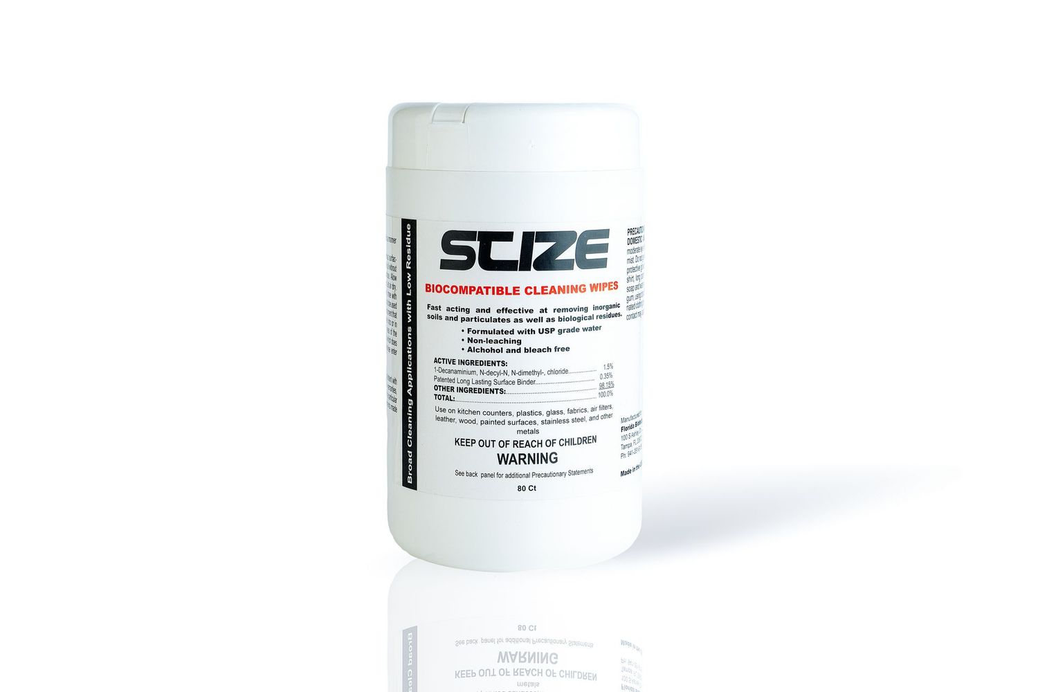 Biocompatible Cleaning Wipes