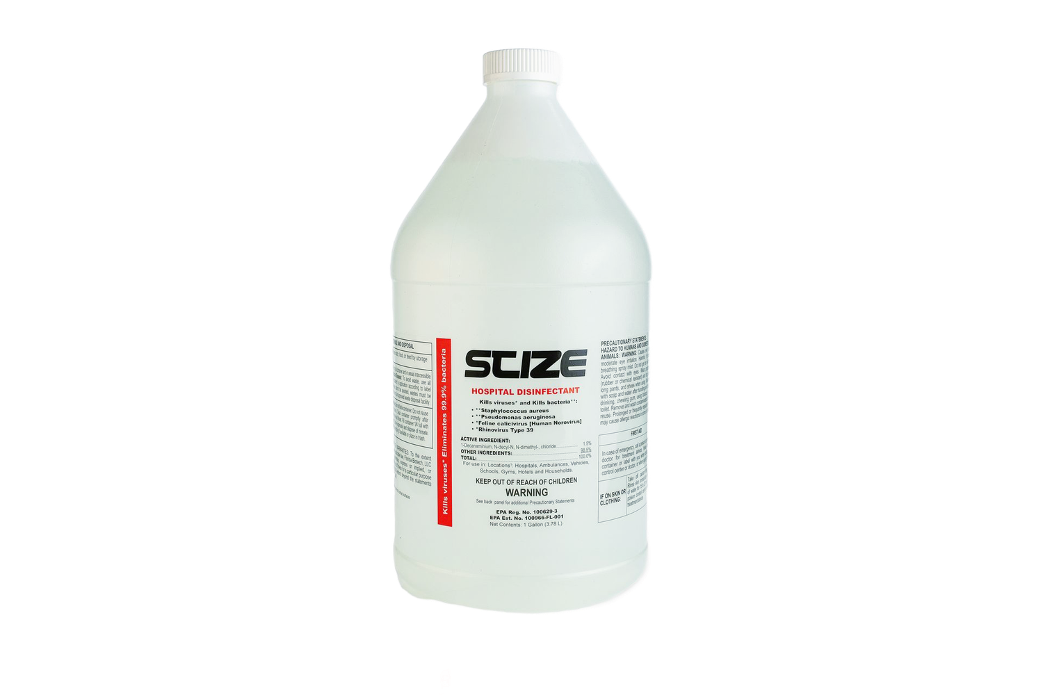 STIZE Hospital Disinfectant (Refill - 1 Gallon)