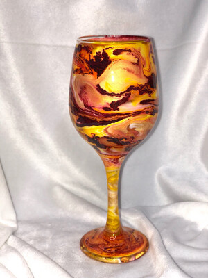 Red And Yellow Glass