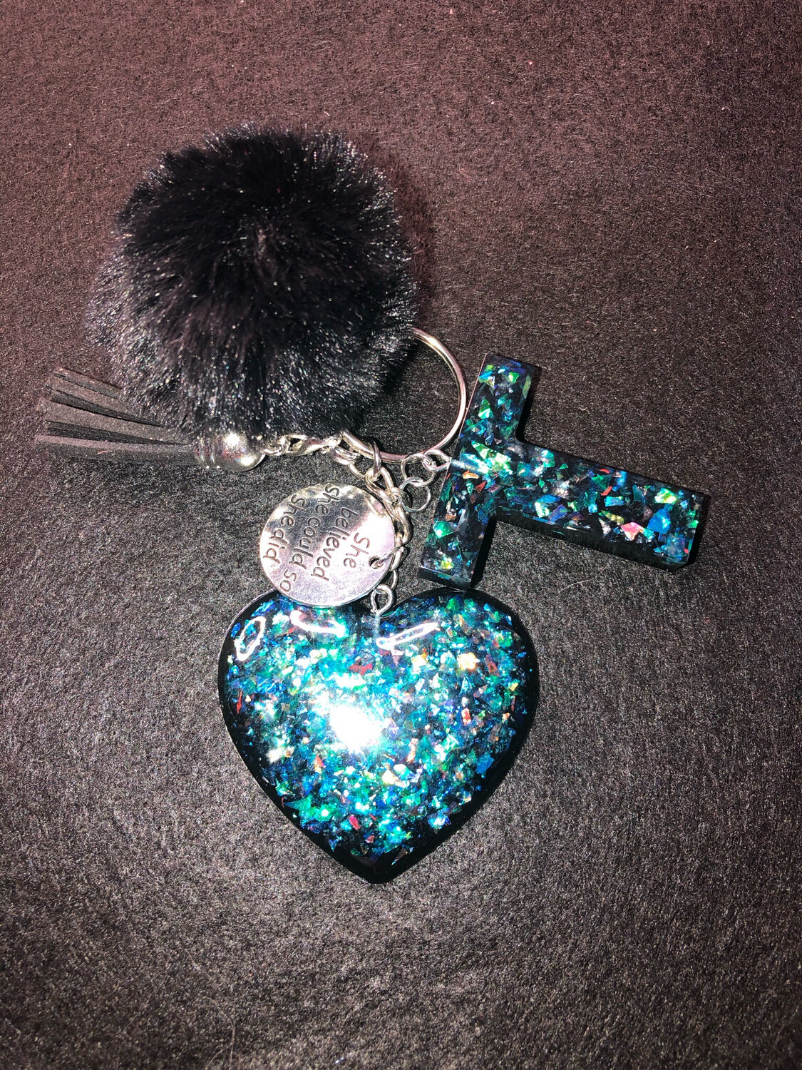 Paua Key Chain