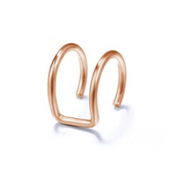 Clip à os d’oreille rose gold