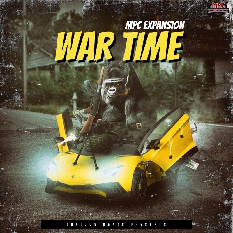 Mpc Expansion &#39;War Time&#39; by Invious + Free midi kit