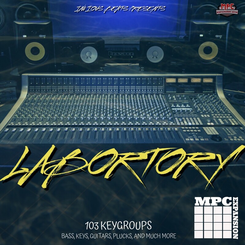 Mpc Expansion &#39;Labortory&#39; by Invious + Free midi kit